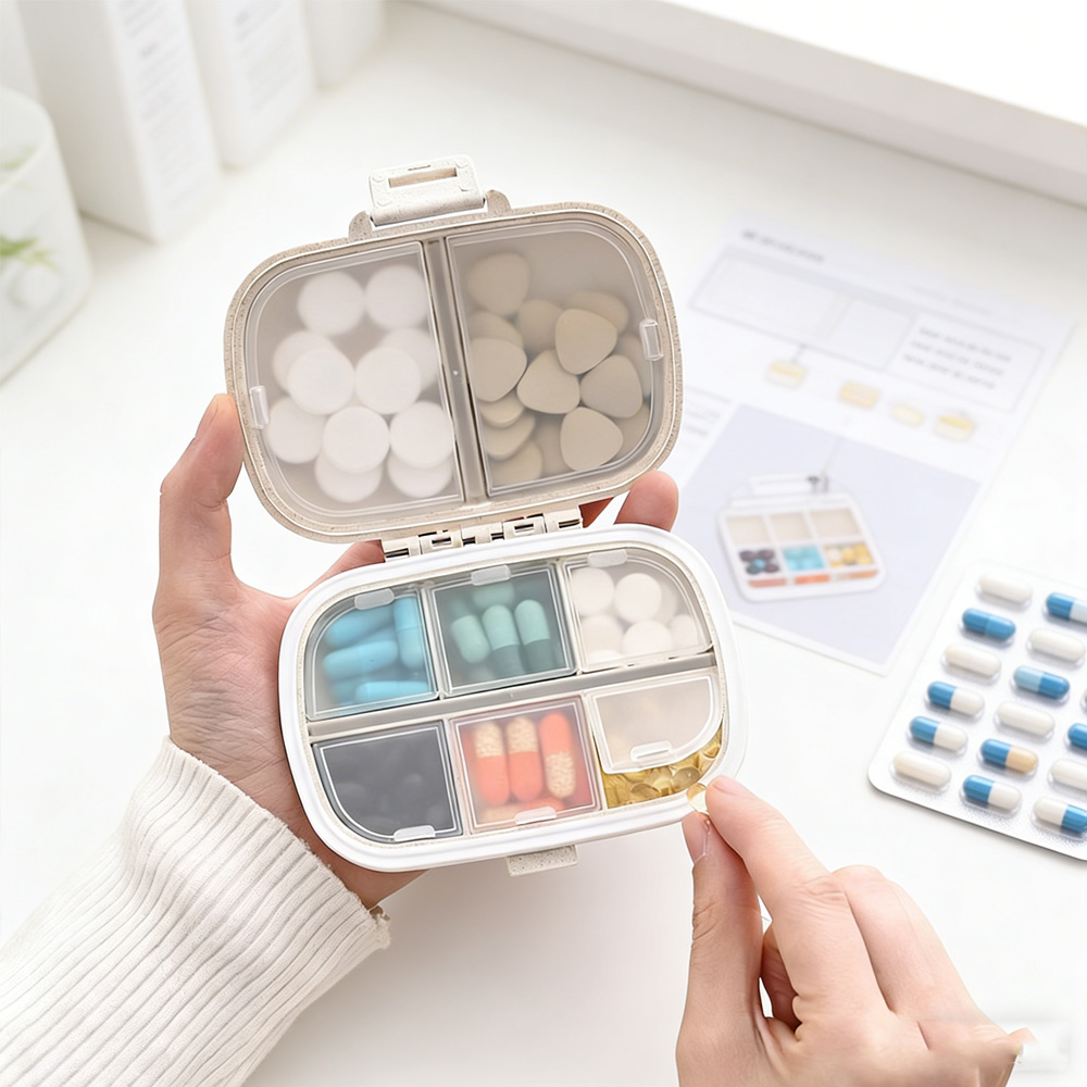 First Aid Kit - Contenitore Portatile per Medicinali, Organizzatore Settimanale