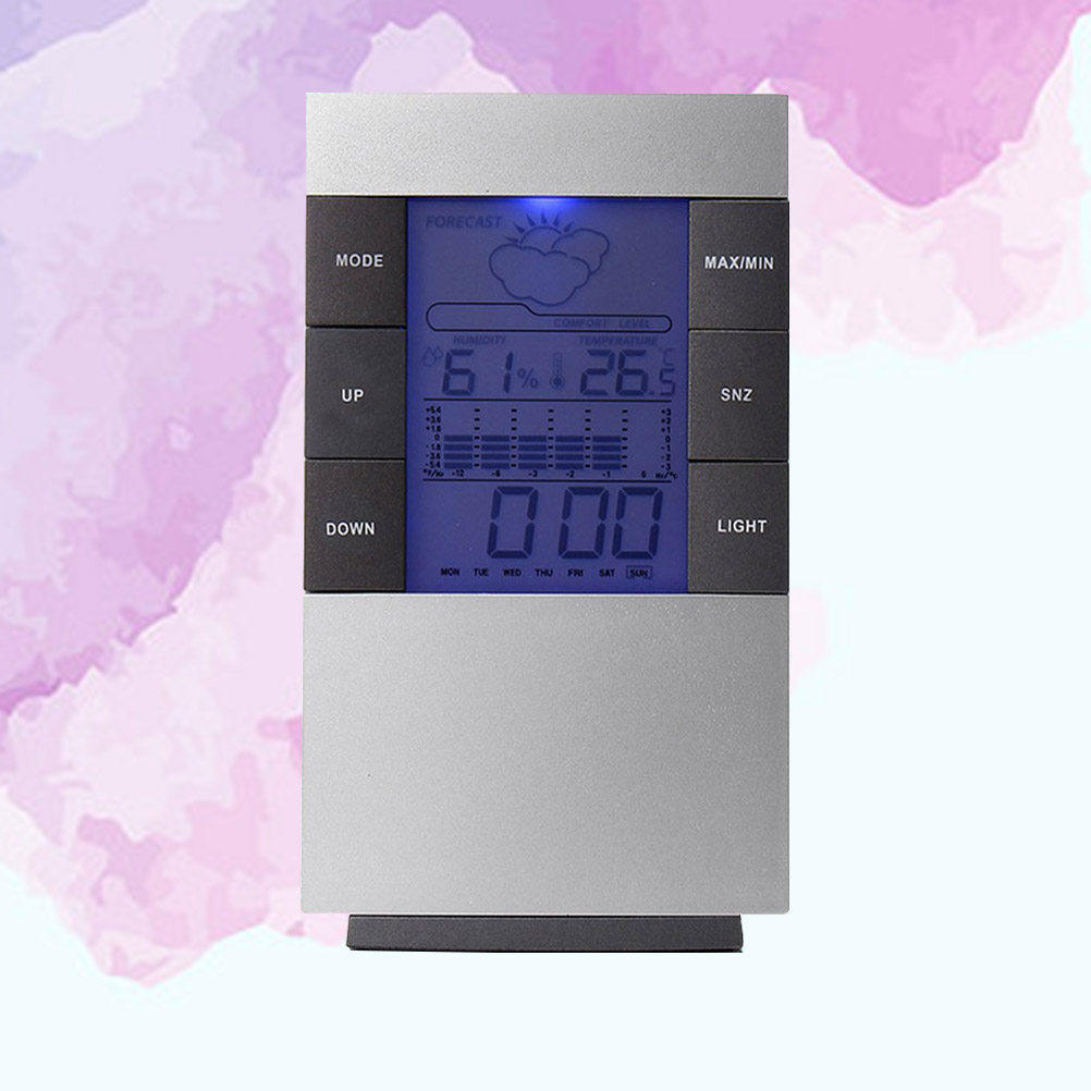 Thermometer Digital - 1 pezzo: sveglia digitale con display